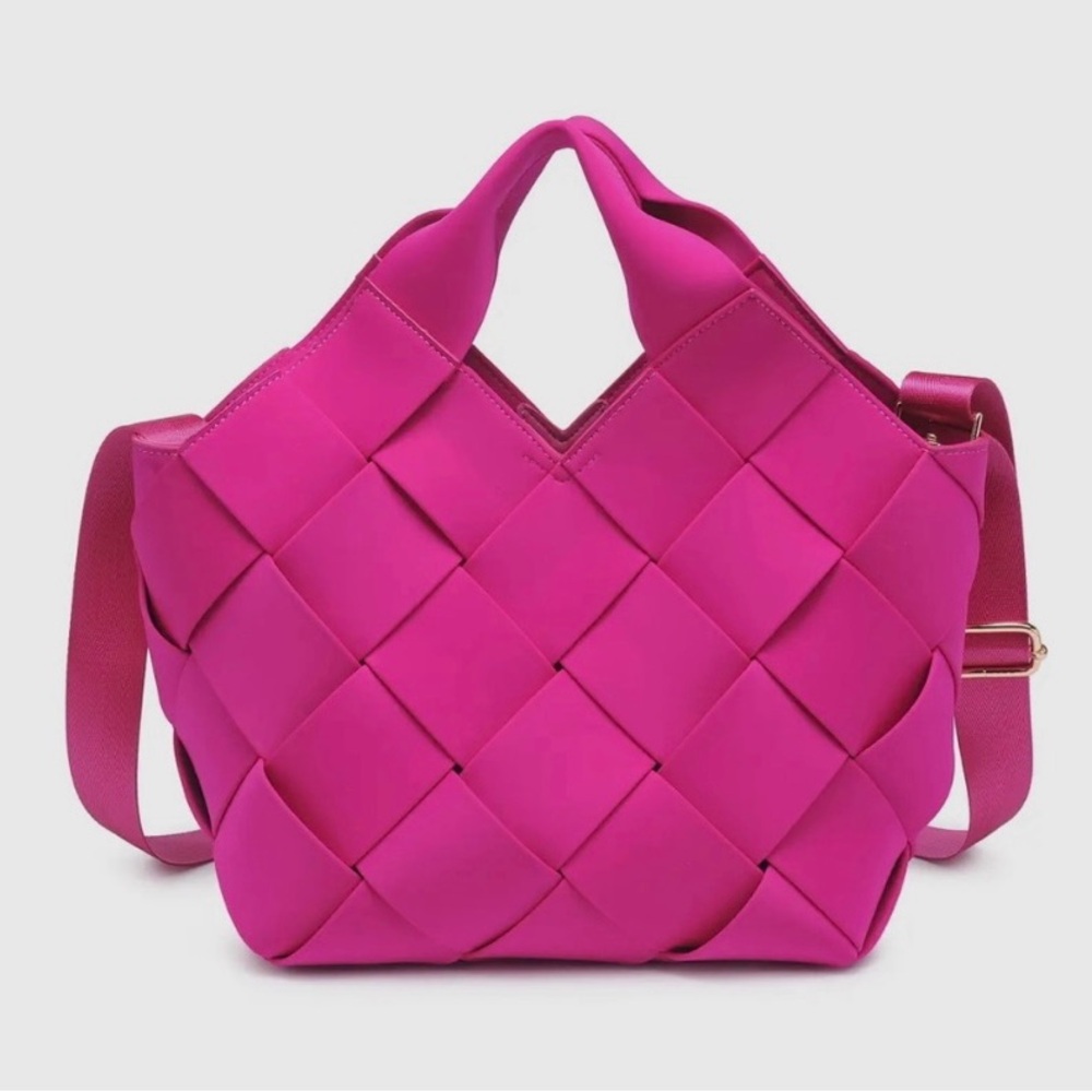 Original Resilience Woven Neoprene satchel or crossbody. Brand new, never worn